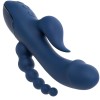 Calexotics - Vibrador Triplo Orgasmo Azul - Vibradores Coelho