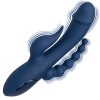 Calexotics - Vibrador Triple Orgasmo Azul - Vibradores Conejo