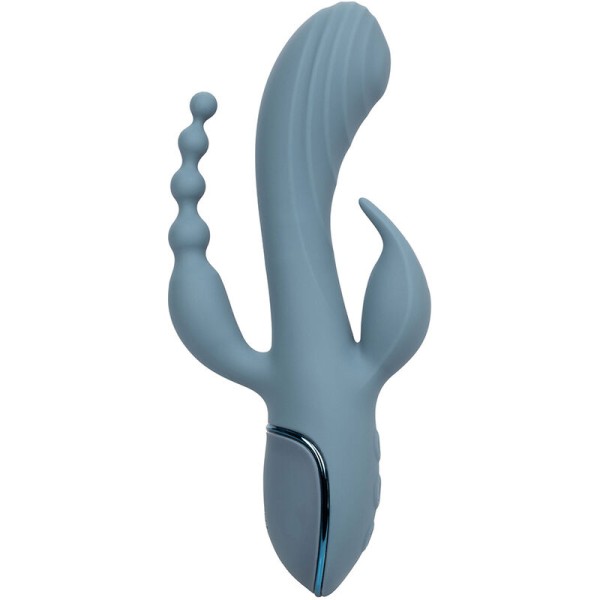 Calexotics - Vibrateur Triple Ecstasy Gris – Vibrateurs de lapin