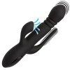 Calexotics - Vibrador Triple Euphoria Negro - Vibradores Conejo
