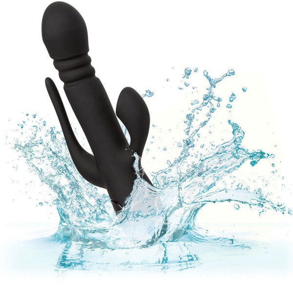 Calexotics - Vibrateur Triple Euphoria Noir – Vibrateurs de lapin