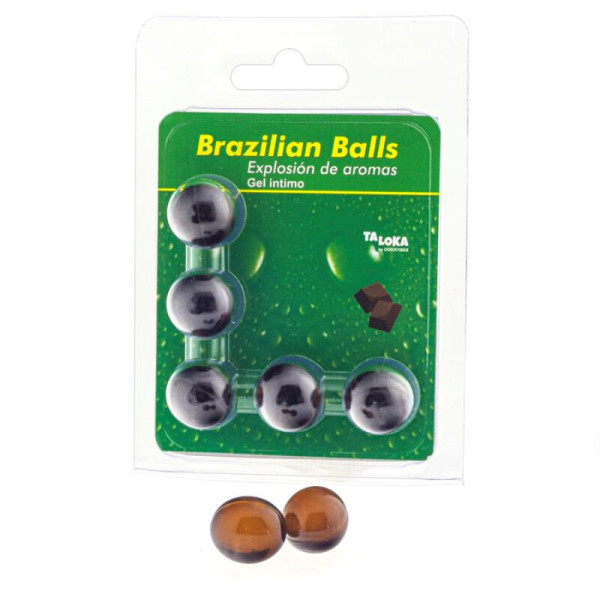 Gel Intime Chocolat – 5 Boules Brésiliennes | Pas Cher, Livraison Discrète
