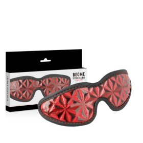 BEGME - MASQUE AVEUGLE PREMIUM ÉDITION ROUGE AVEC DOUBLURE EN NÉOPRÈNE BEGME RED EDITION