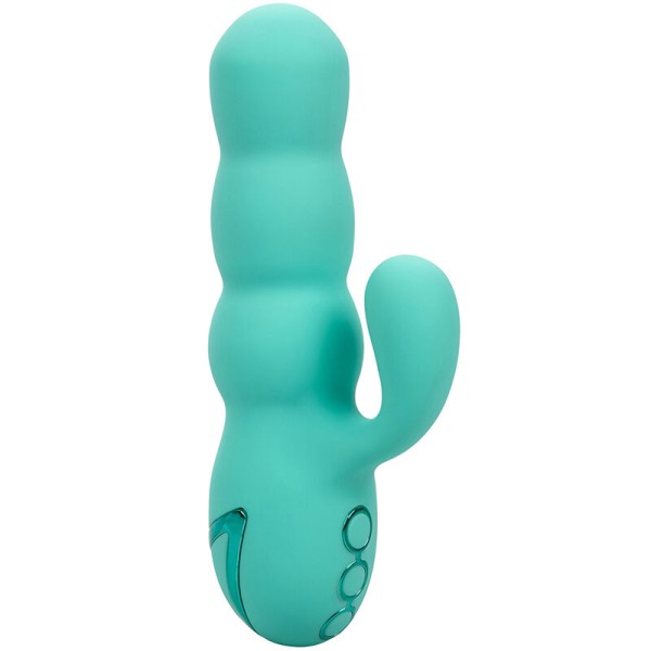 Calexotics - DEL MAR Diva Rabbir Vibrador Aqua Green BY Cali...
