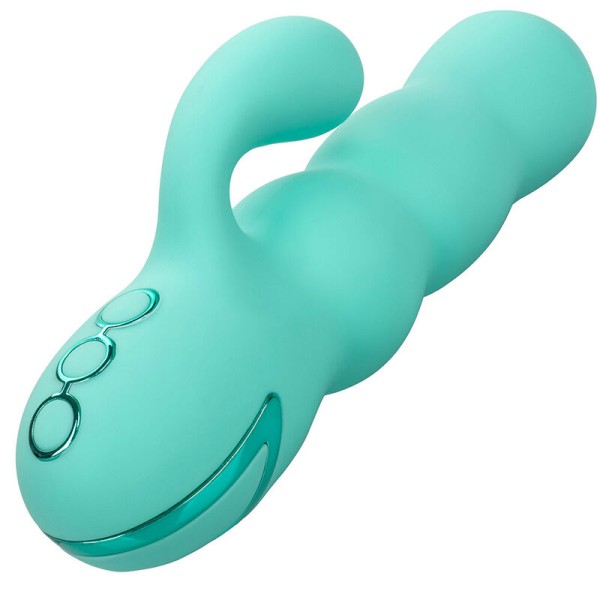 Calexotics - DEL MAR Diva Rabbir Vibrador Aqua Green BY Cali...