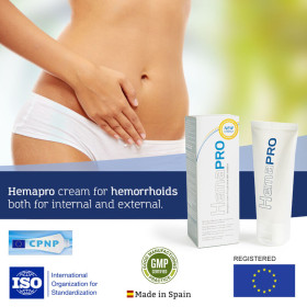 Traitement Hémorroïdes Discret - Crème Hemapro Qualité 500 COSMETICS