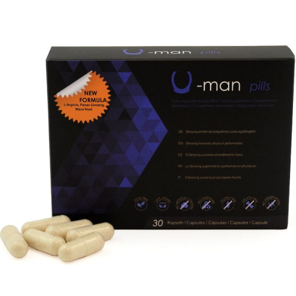 Pénis Plus Grand & Puissance - Capsules 500 COSMETICS Pas Chères