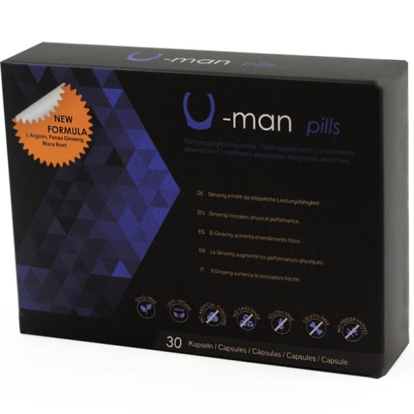 Pénis Plus Grand & Puissance - Capsules 500 COSMETICS Pas Chères