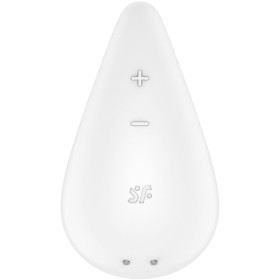 Satisfyer - Vibrador DEW Drop Lay-On Branco