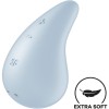 Satisfyer - Vibrateur DEW Drop Lay-On Bleu