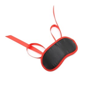OHMAMA - NEGRO BORDES ROJOS FETISH MÁSCARAS OHMAMA - Máscaras fac