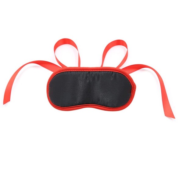 OHMAMA - NEGRO BORDES ROJOS FETISH MÁSCARAS OHMAMA - Máscaras fac
