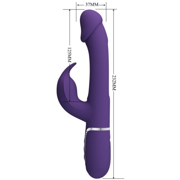 Pretty Love - Kampas Rabbit Vibrador Multifuncional 3 EM 1 Com...