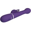 Pretty Love - Vibrador Dejon Rabbit 3 EM 1 Multifunções Roxo