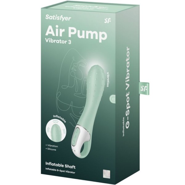 Satisfyer - AIR Pump Vibrator 3 Point G Gonflable Neuf