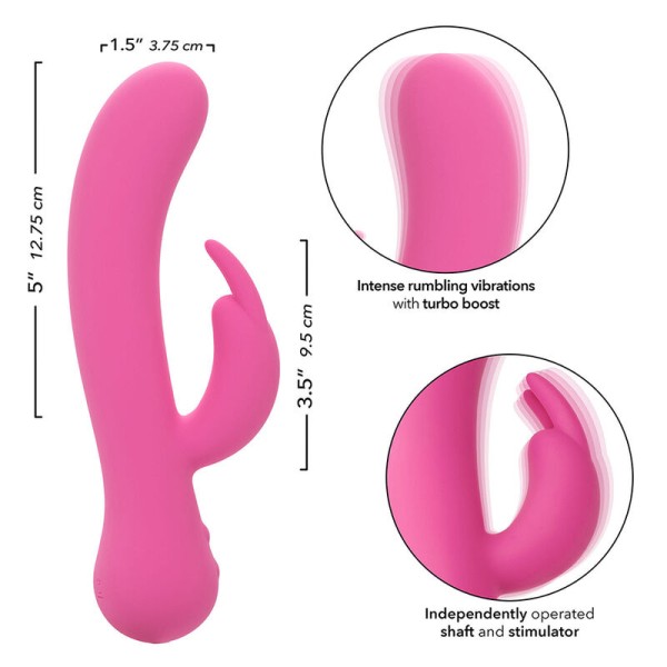 Calexotics - Vibrador Conejo Recargable First Time Rosa