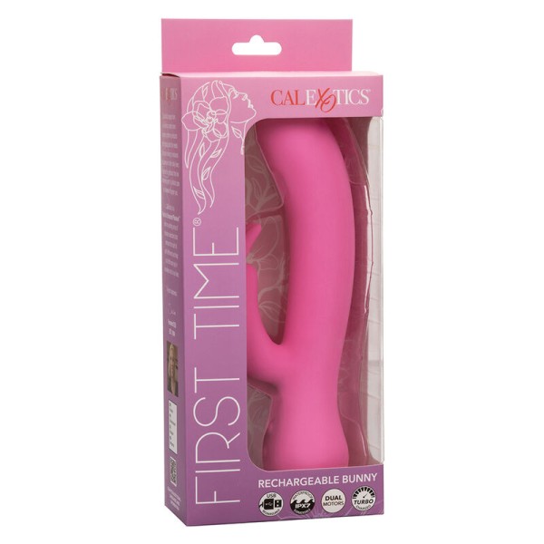 Calexotics - Vibrador Conejo Recargable First Time Rosa