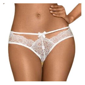 PENTHOUSE - CULOTTE ADORE ME BLANC S/M PENTHOUSE THONG - Slips