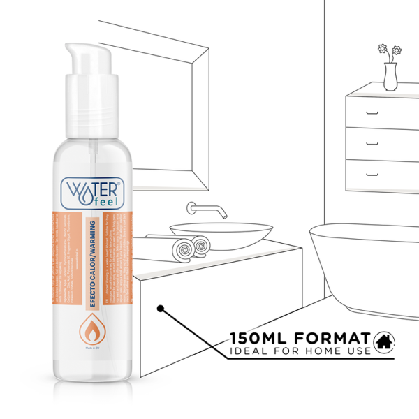 Waterfeel Lubrifiant Effet Chaleur 150 ml - Livraison Discrète, Qualité Premium