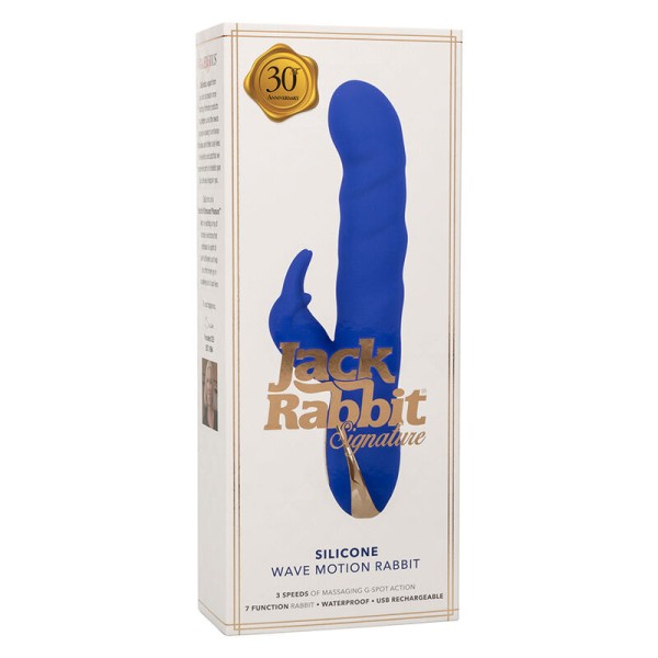 Calexotics - Vibrador Jack Rabbit Wave Motion Azul