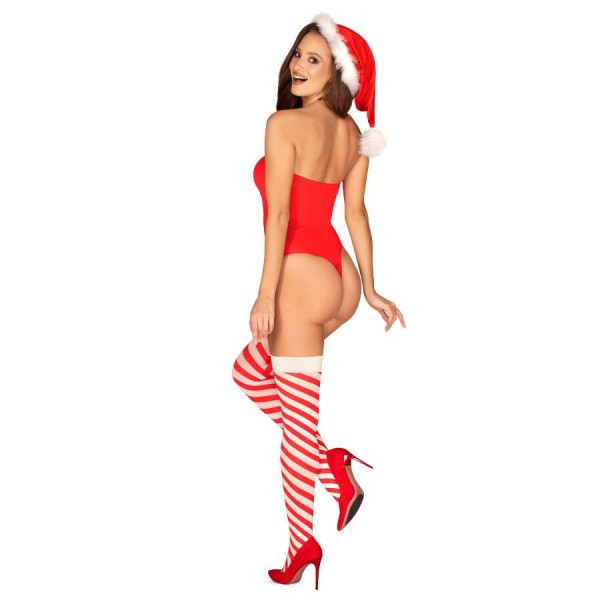 OBSESSIVE - KISSMAS TEDDY XS/S OBSESSIVE TEDDIES - Lingerie de Natal
