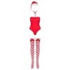 OBSESSIVE - KISSMAS TEDDY XS/S OBSESSIVE TEDDIES - Lingerie de Natal