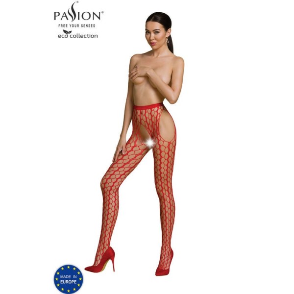 PASSION - BODYSTOCKING COLECCIÓN ECO ECO S007 ROJO PASSION MUJER 
