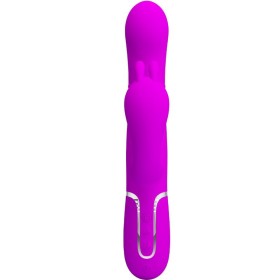 Pretty Love - Vibrador Multifuncional Triplo Cammy 4 EM 1 Rosa