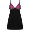 OBSESSIVE - CHEMISE ROSENTY & STRING XS/S OBSESSIVE CHEMISE