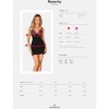 OBSESSIVE - CHEMISE ROSENTY & STRING XS/S OBSESSIVE CHEMISE