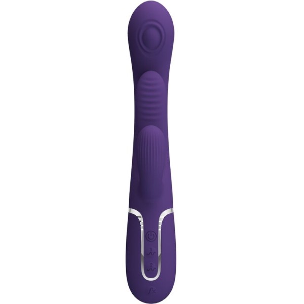 Pretty Love - Shania Triple Rabbit Vibrador Multifunción Morado