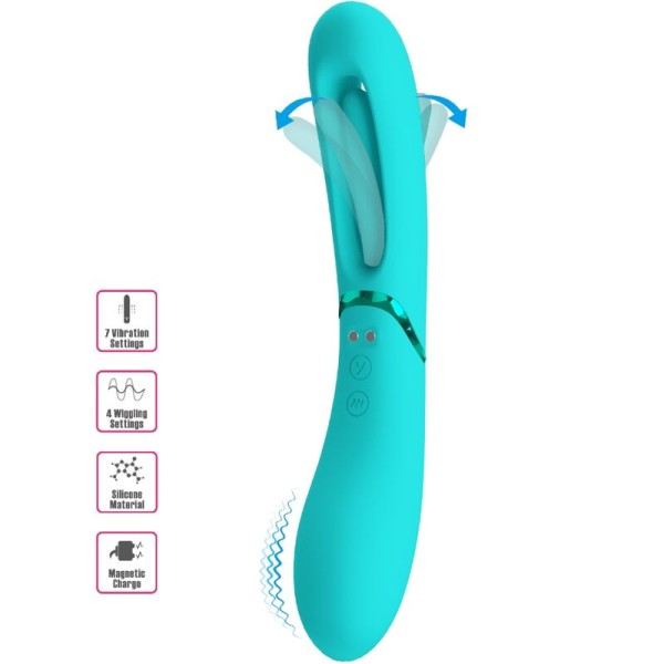 Romance - Vibrateur Point G Lexie 7 Vibrations Bleu