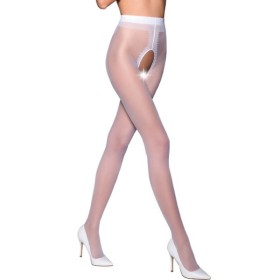 PASSION - TIOPEN 007 COLLANT BLANC 1/2 20 DEN PASSION WOMAN GARTER & STOCK