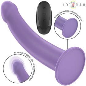 Intense - Eddie Vibrateur 17,5 CM 10 Vibrations Violet Télécom...