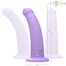 Intenso - Vibrador Eddie 17,5 CM 10 Vibrações Roxo Telecom...