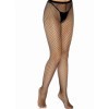 LEG AVENUE - BAS NOIR EN RÉSEAU SANS CROCHLES LEG AVENUE HOSIERY