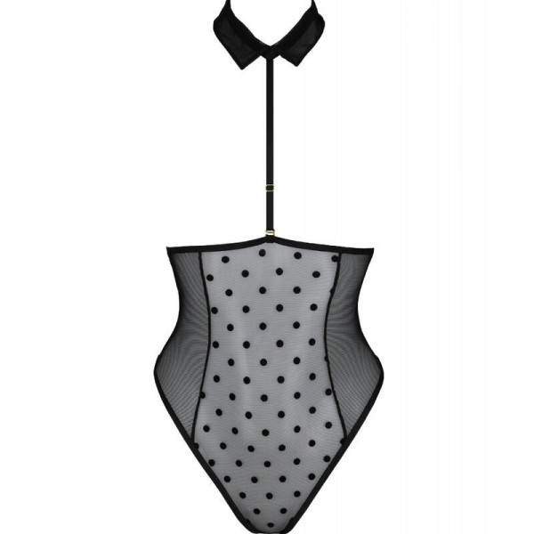 PASSION - CORPS OUVERT TRISHA NOIR L/XL PASSION WOMAN CHEMISE - Bodys