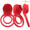 Intense - Gail Stimulateur Rose 10 Vibrations Rouge Telecommande