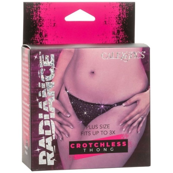 CALEXOTICS - RADIANCE STRING SANS CROCHET RHIN GRANDE TAILLE CALEXOTICS
