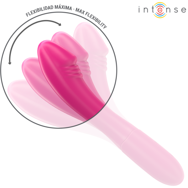 Intenso - Vibrador Belinda 19 CM Flexível 10 Vibrações Rosa