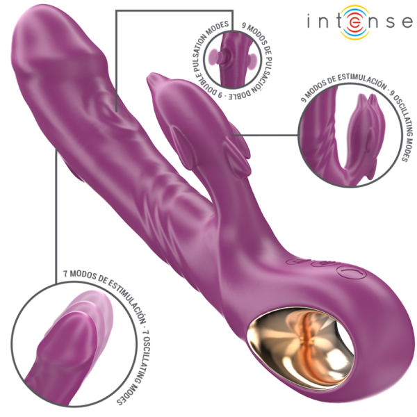 Intense - Halle Vibrateur Multifonction Avec Langue Stimulante...