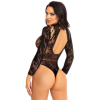 LEG AVENUE - BODY EN DENTELLE COL MONTANT LEG AVENUE BODYSTOCKINGS