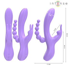 Intense - Vibrador e estimulador Miko Triple Rabbit e anal 7 V...