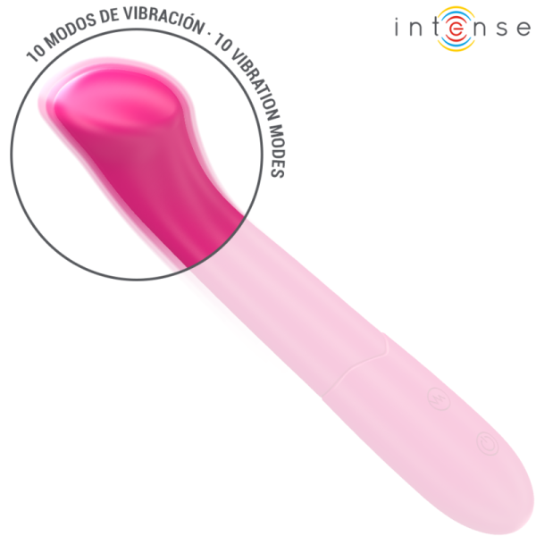 Intense - Paty Vibrateur 19 CM Flexible 10 Vibrations Modèle 2...