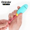 Oninder Cute - ŒUF Vibro-Rotatif EN Silicone Avec Pierre Préci...