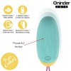 Oninder Cute - ŒUF Vibro-Rotatif EN Silicone Avec Pierre Préci...