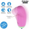 Oninder Cute - ŒUF Vibro-Rotatif 360° EN Silicone - Applicatio...
