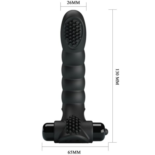 Pretty Love - Alexander Vibrador Dedo 10 Vibraciones Negro