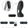 Pretty Love - Vibrador de dedo de silicone preto Alan