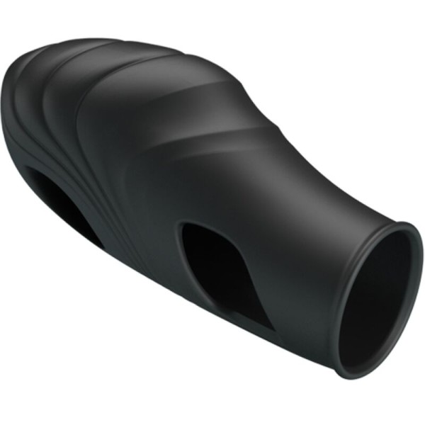 Pretty Love - Vibrador de Dedo de Silicone Lich Preto